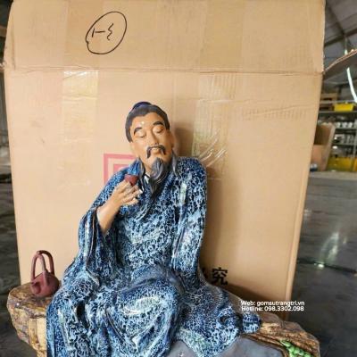 TƯỢNG SỨ PHẬT SƠN MEN CHẢY – THẦN TRÀ